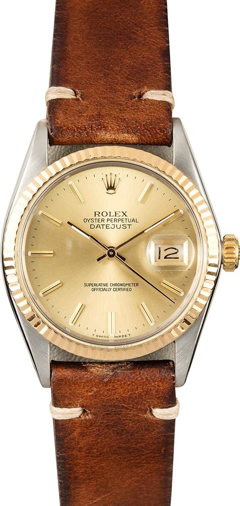 rolex 1936 mens watches leather band|Rolex leather watch bands replacement.